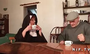 French nun anal uye  ...